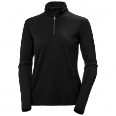 Helly Hansen HH Merino 1/2 Zip, donna, nero