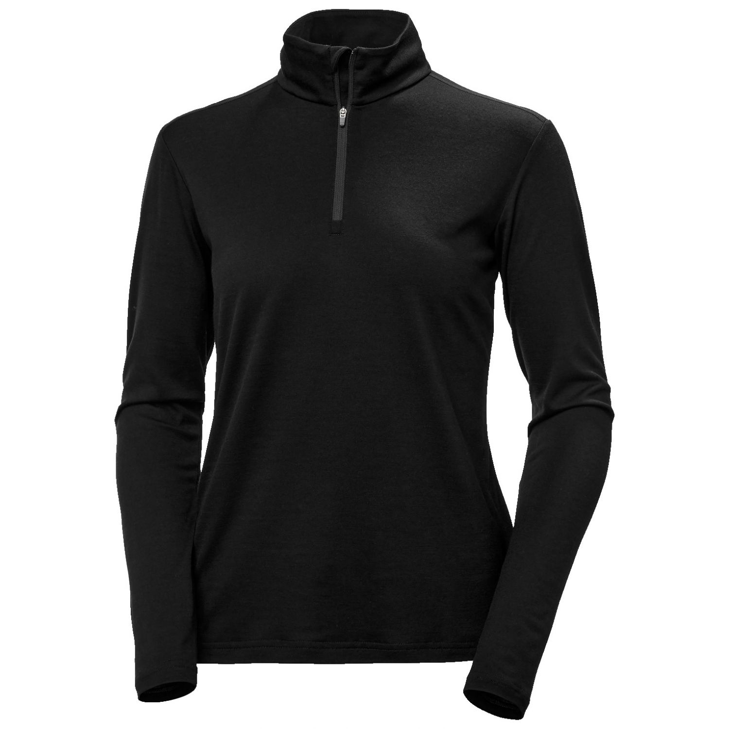 Helly Hansen HH Merino 1/2 Zip, donna, nero