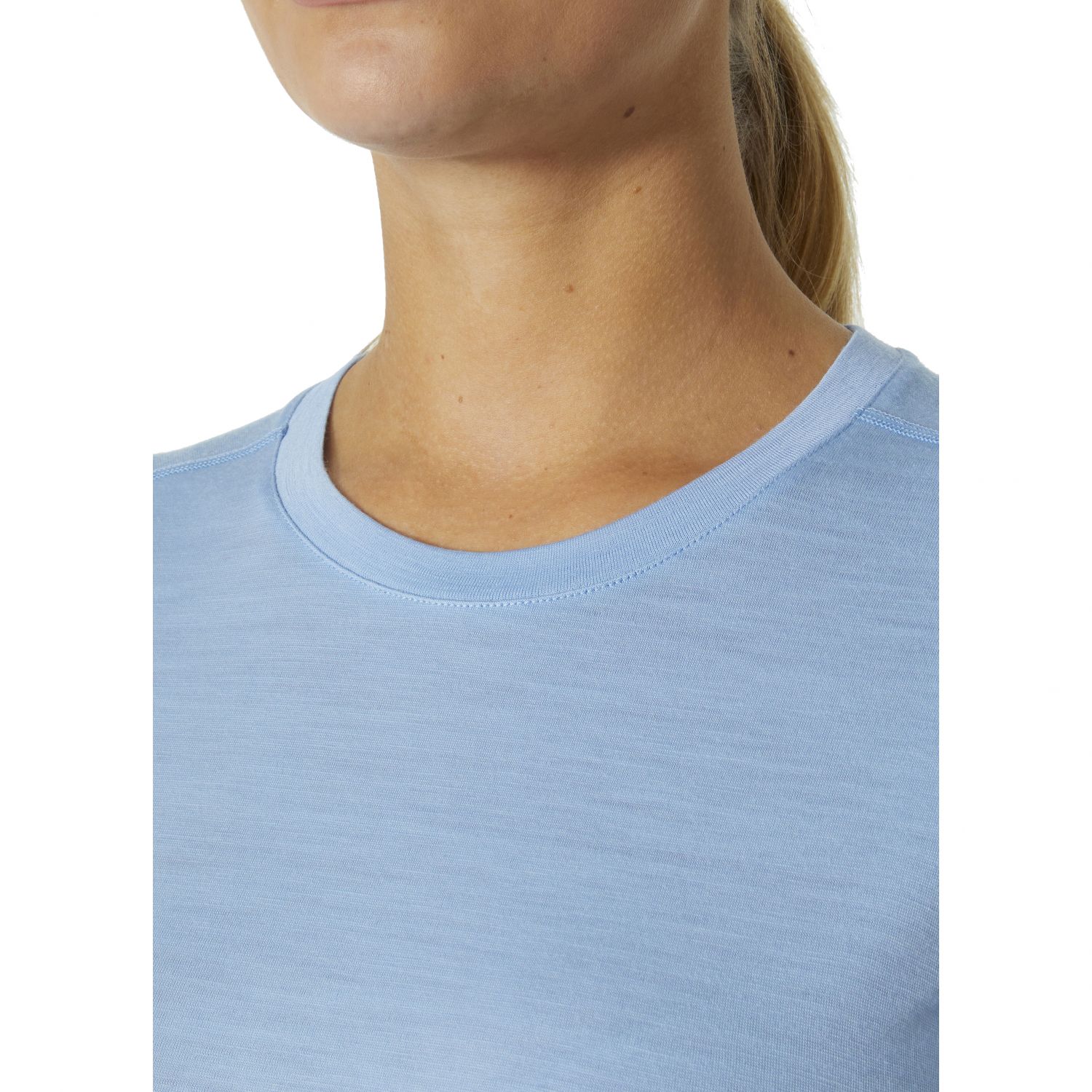 Helly Hansen HH Merino Crew, mujer, azul claro