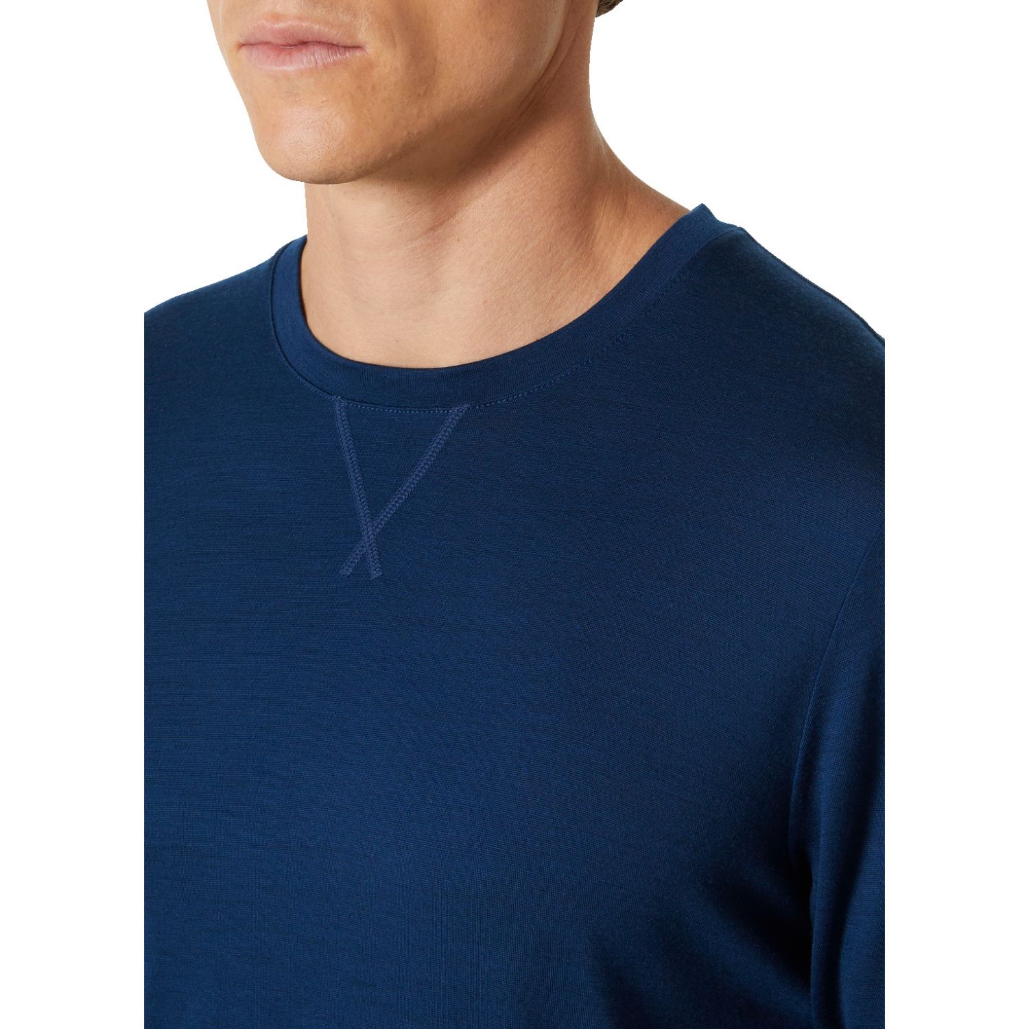 Helly Hansen HH Merino Crew, uomo, blu scuro