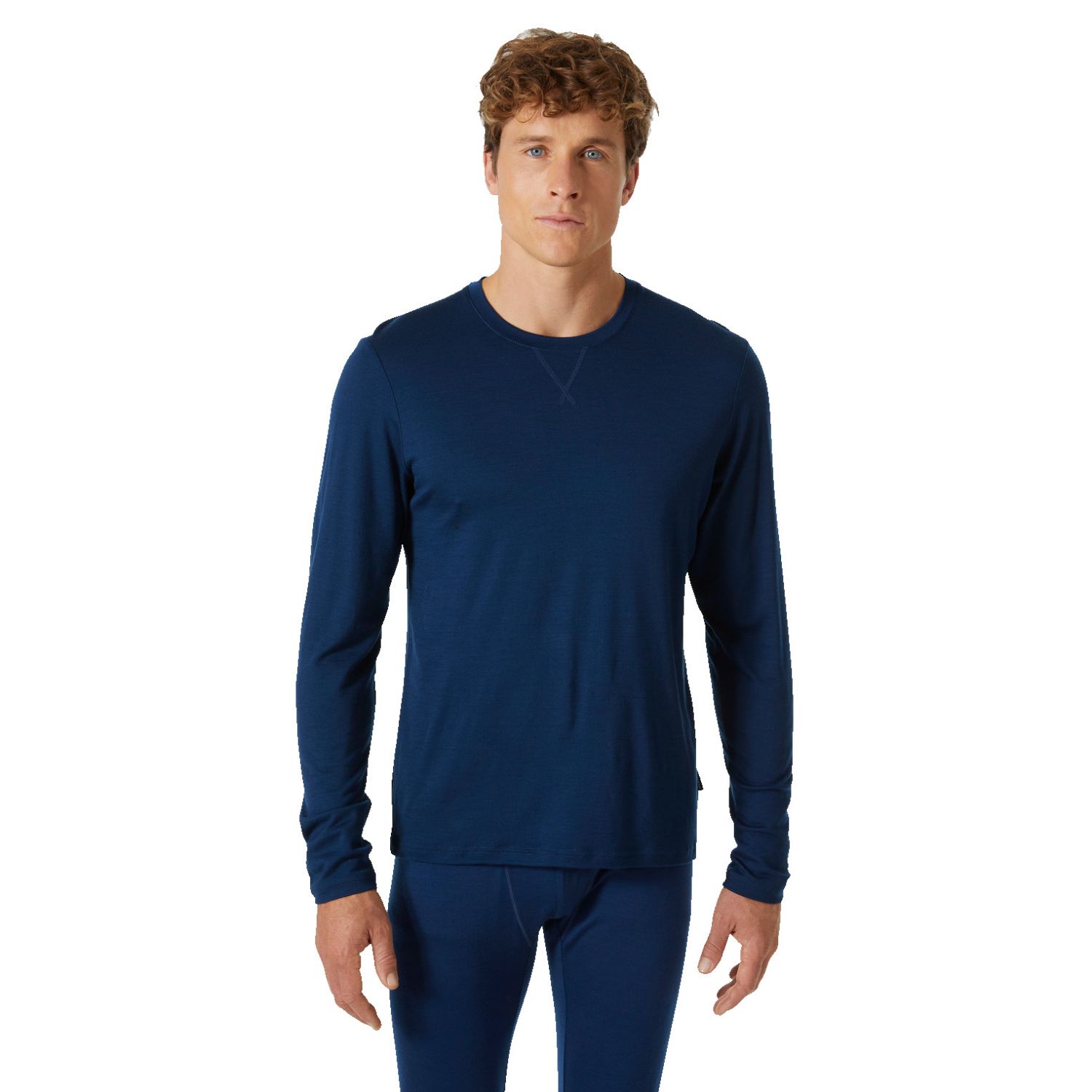 Helly Hansen HH Merino Crew, uomo, blu scuro