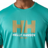 Helly Hansen HH Tech Graphic T-Shirt 2.0, férfi, türkiz
