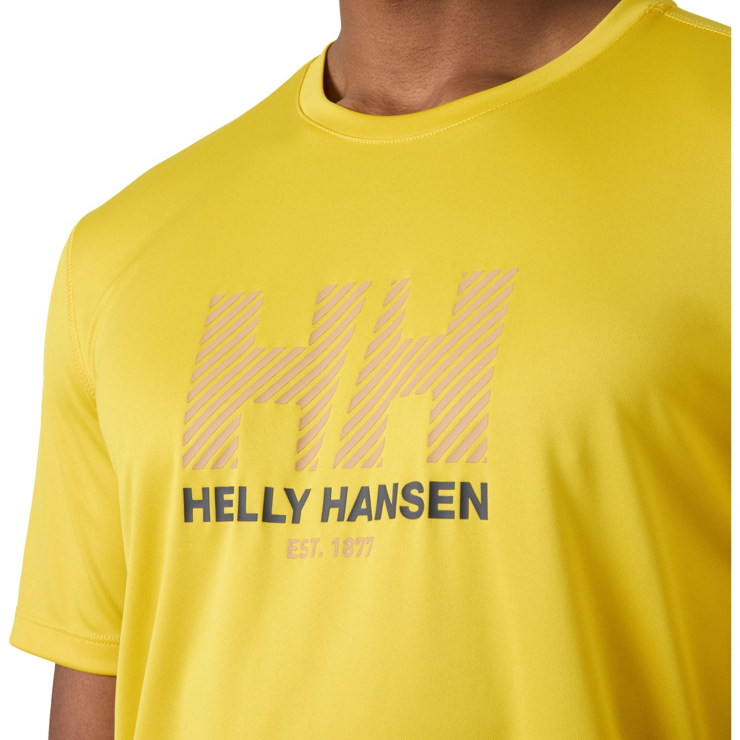 Helly Hansen HH Tech Graphic T-Shirt 2.0, Herre, Gold Rush