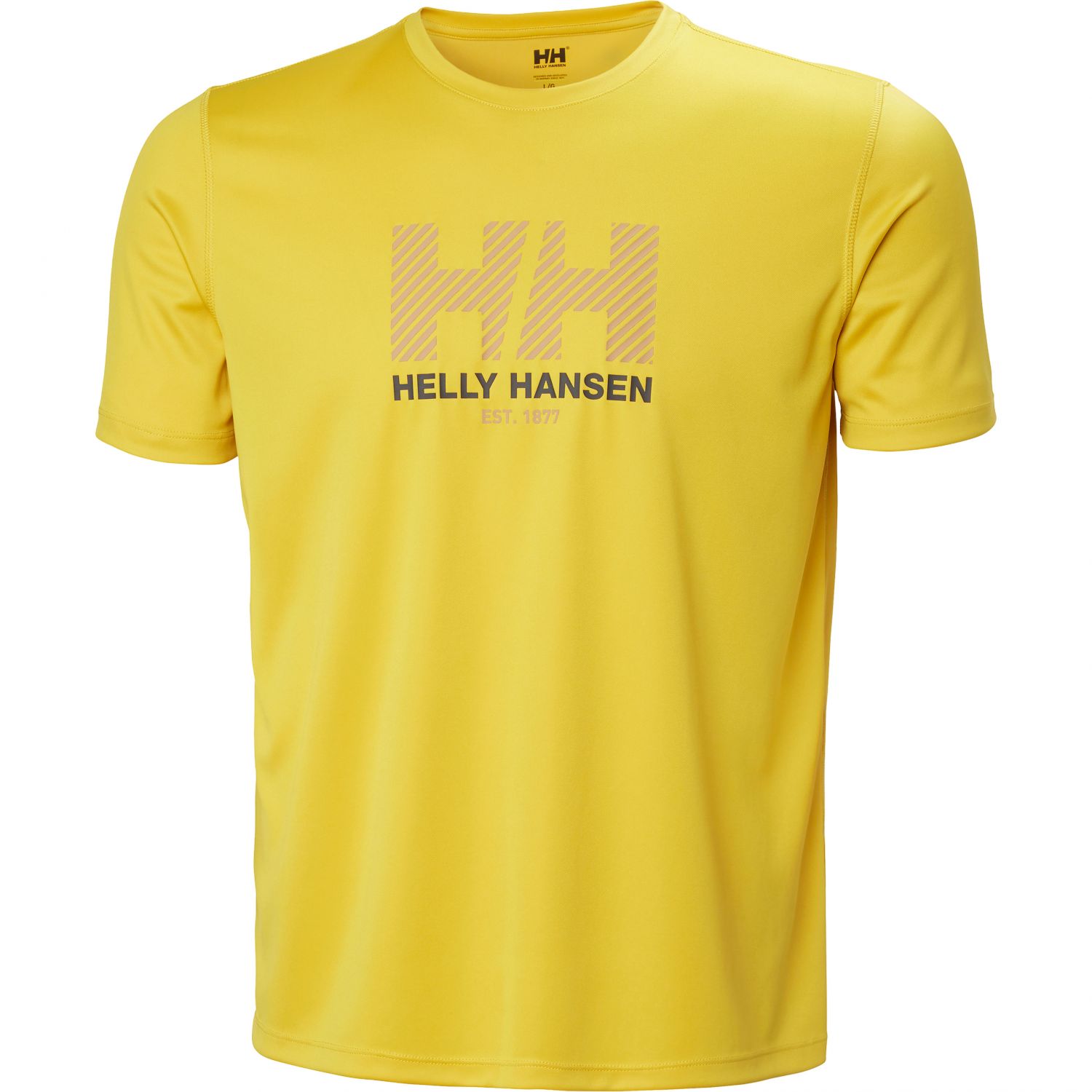 Helly Hansen HH Tech Graphic T-Shirt 2.0, herre, gul