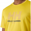 Helly Hansen HH Tech Graphic T-Shirt 2.0, Herren, gelb