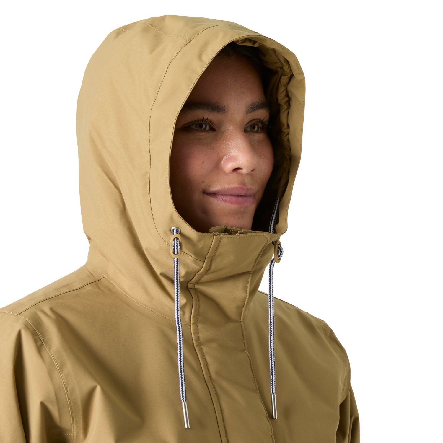 Helly Hansen Hvaler, impermeable, mujer, beige