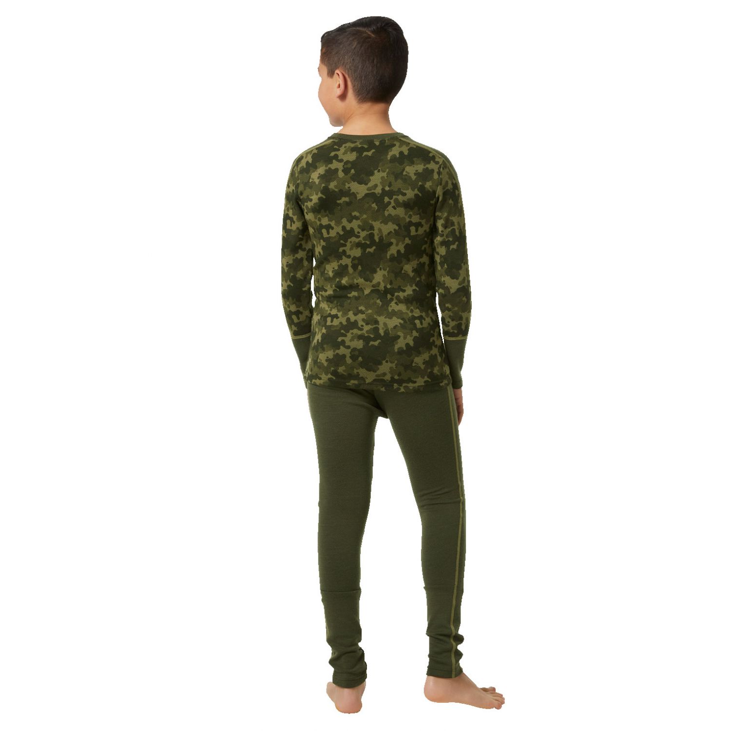 Helly Hansen JR Graphic Lifa Merino, set, junior, verde