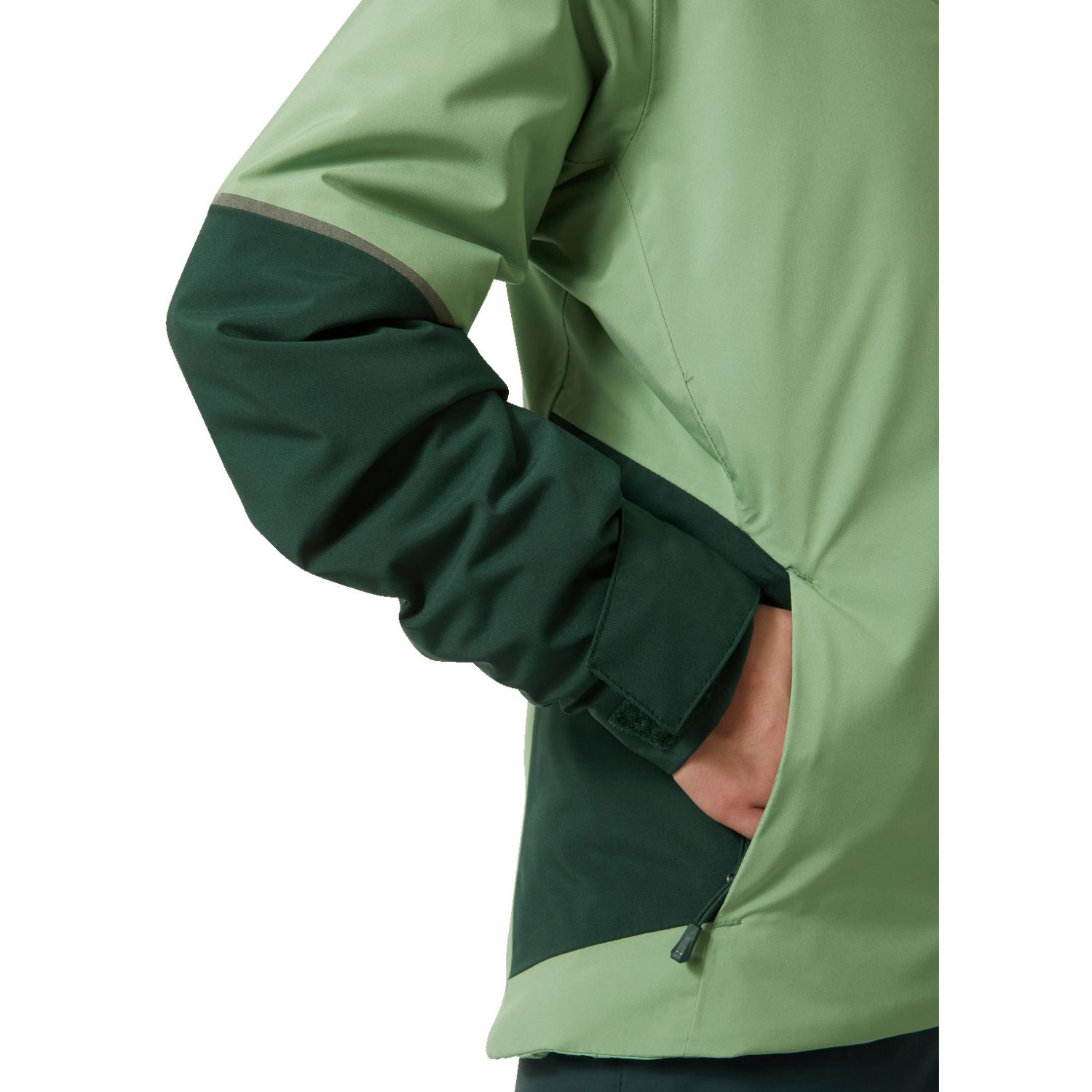 Helly Hansen JR Jewel, giacca da sci, junior, verde chiaro