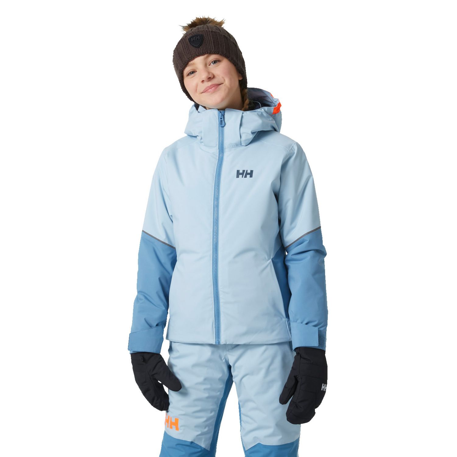 Helly Hansen JR Jewel, ski jas, junior, lichtblauw