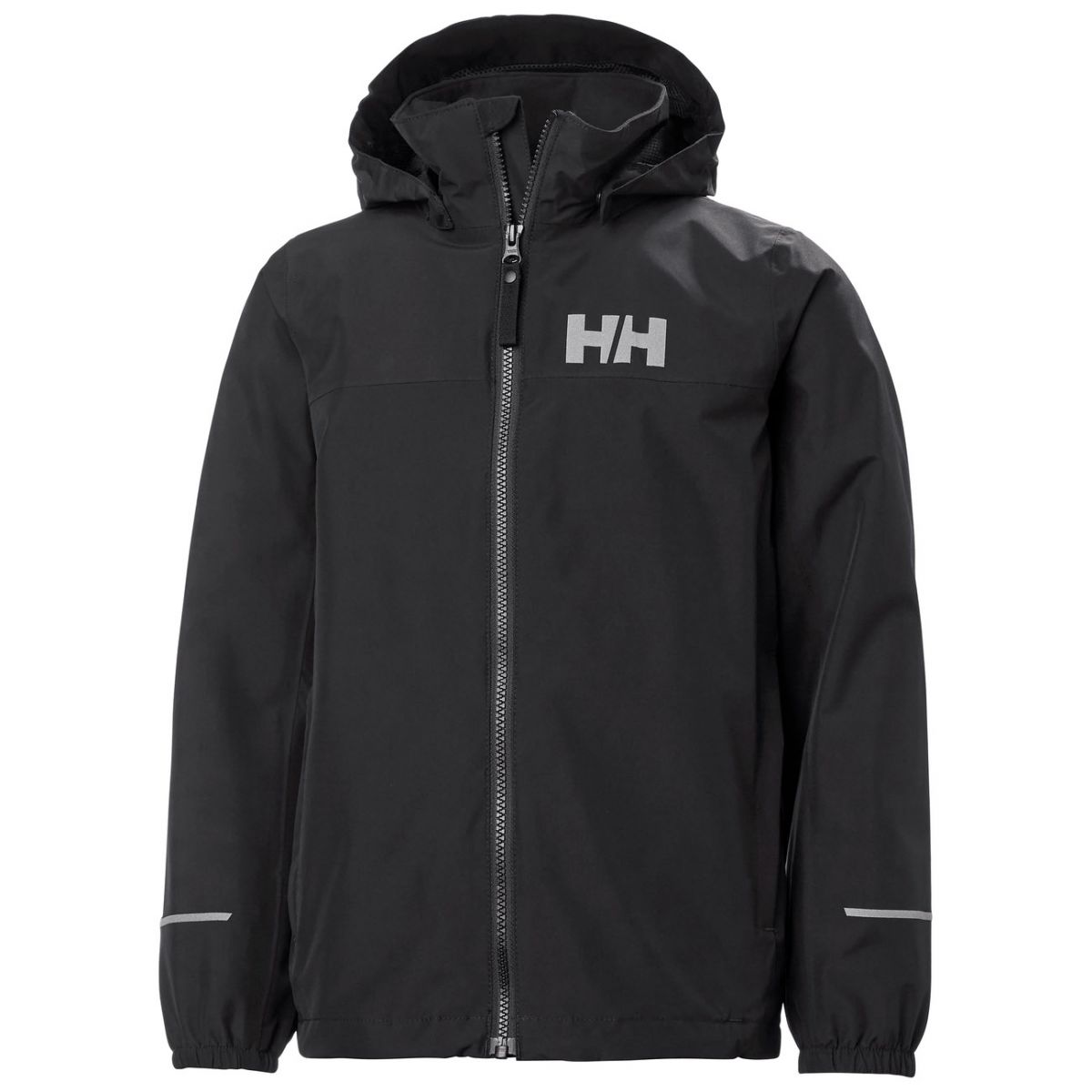Helly Hansen JR Juell, detská bunda do dažďa, čierna