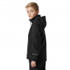 Helly Hansen JR Juell, detská bunda do dažďa, čierna