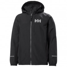 Helly Hansen JR Juell, rain jacket, kids, black