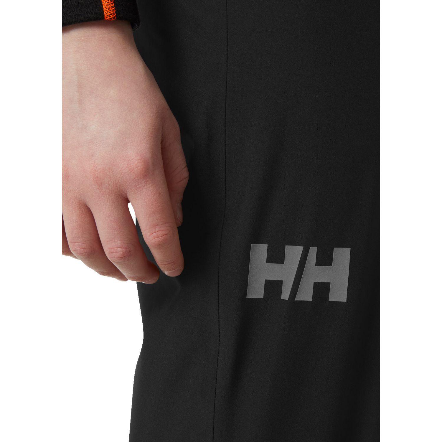 Helly Hansen JR Juell, spodnie przeciwdeszczowe, dziecięce, czarne