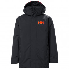 Helly Hansen JR Level, manteau de ski, junior, noir