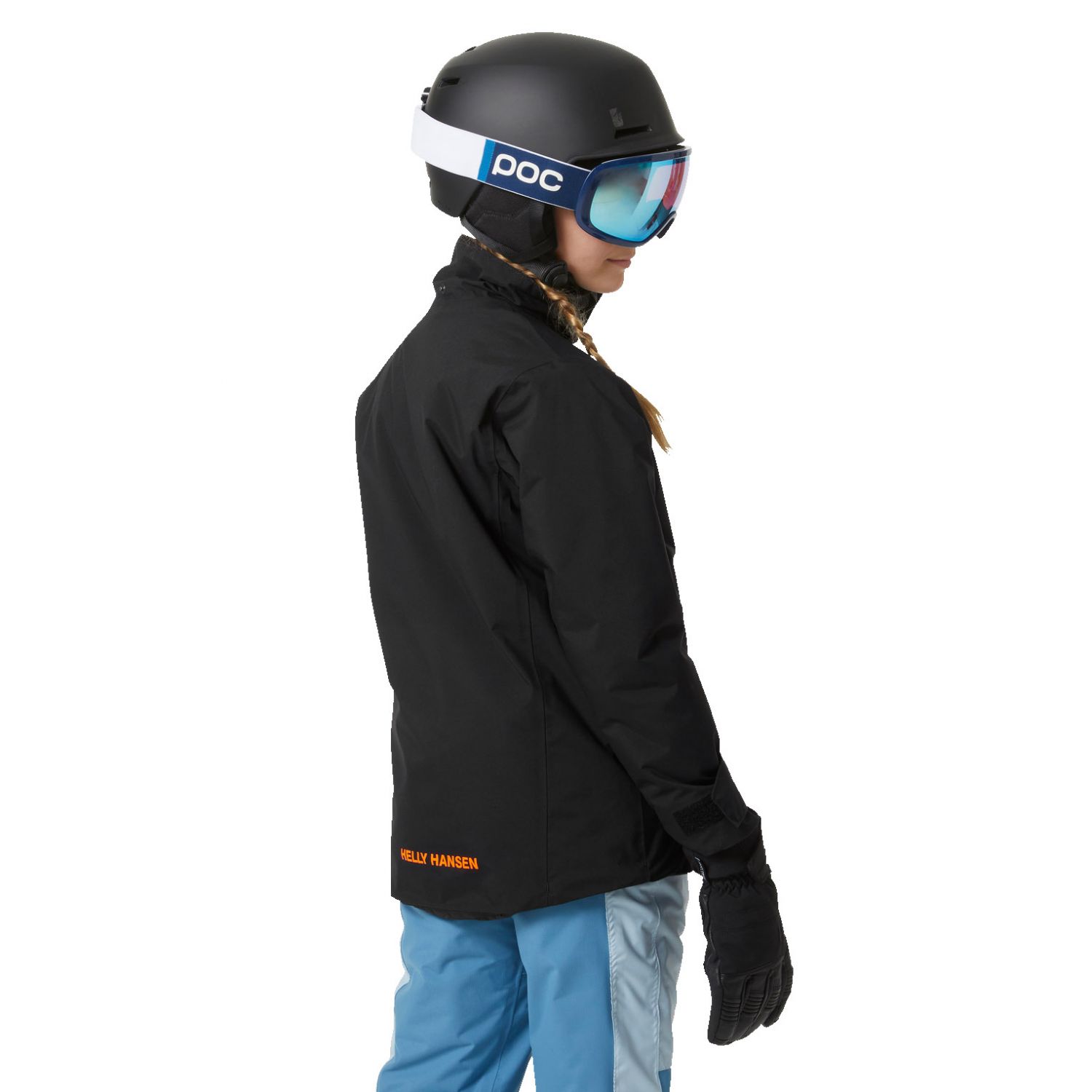 Helly Hansen JR Level, ski jacket, junior, black
