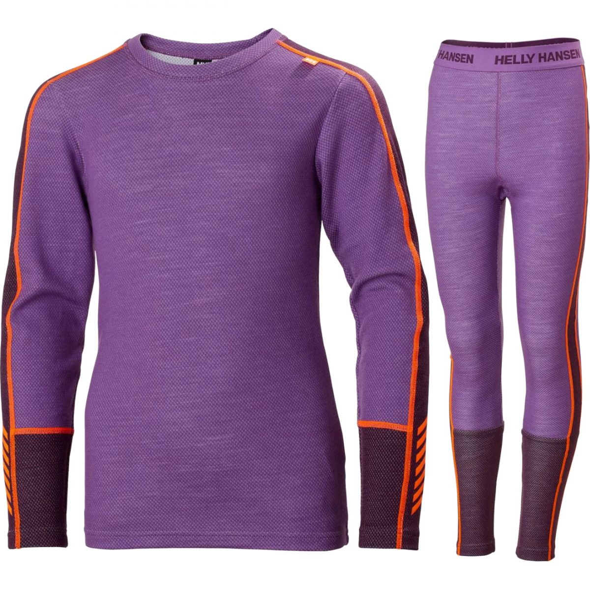 Helly Hansen JR Lifa Merino Midweight, set, junior, crushed grape