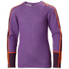 Helly Hansen JR Lifa Merino Midweight, zestaw, junior, fioletowy