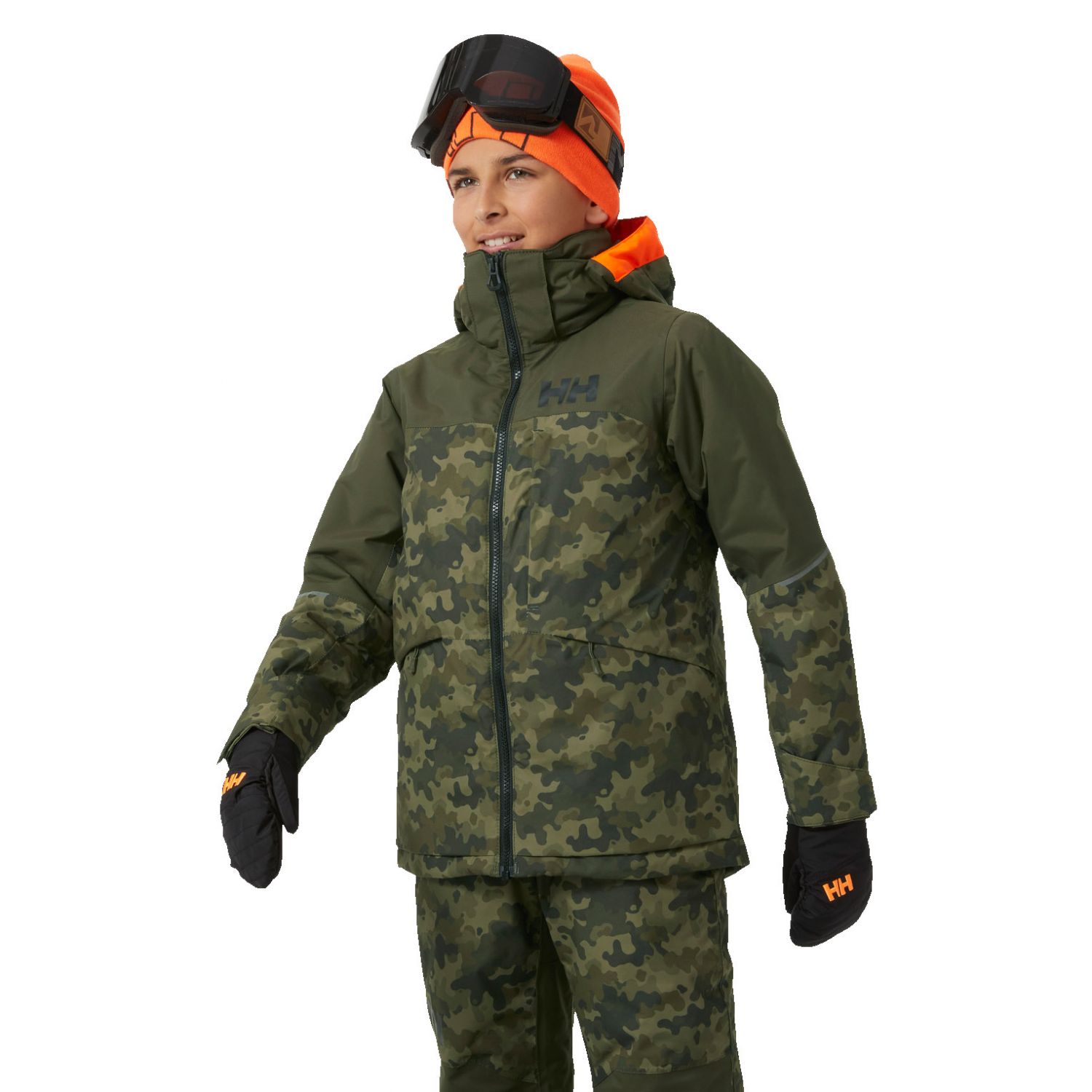 Helly Hansen JR Summit, manteau de ski, junior, vert