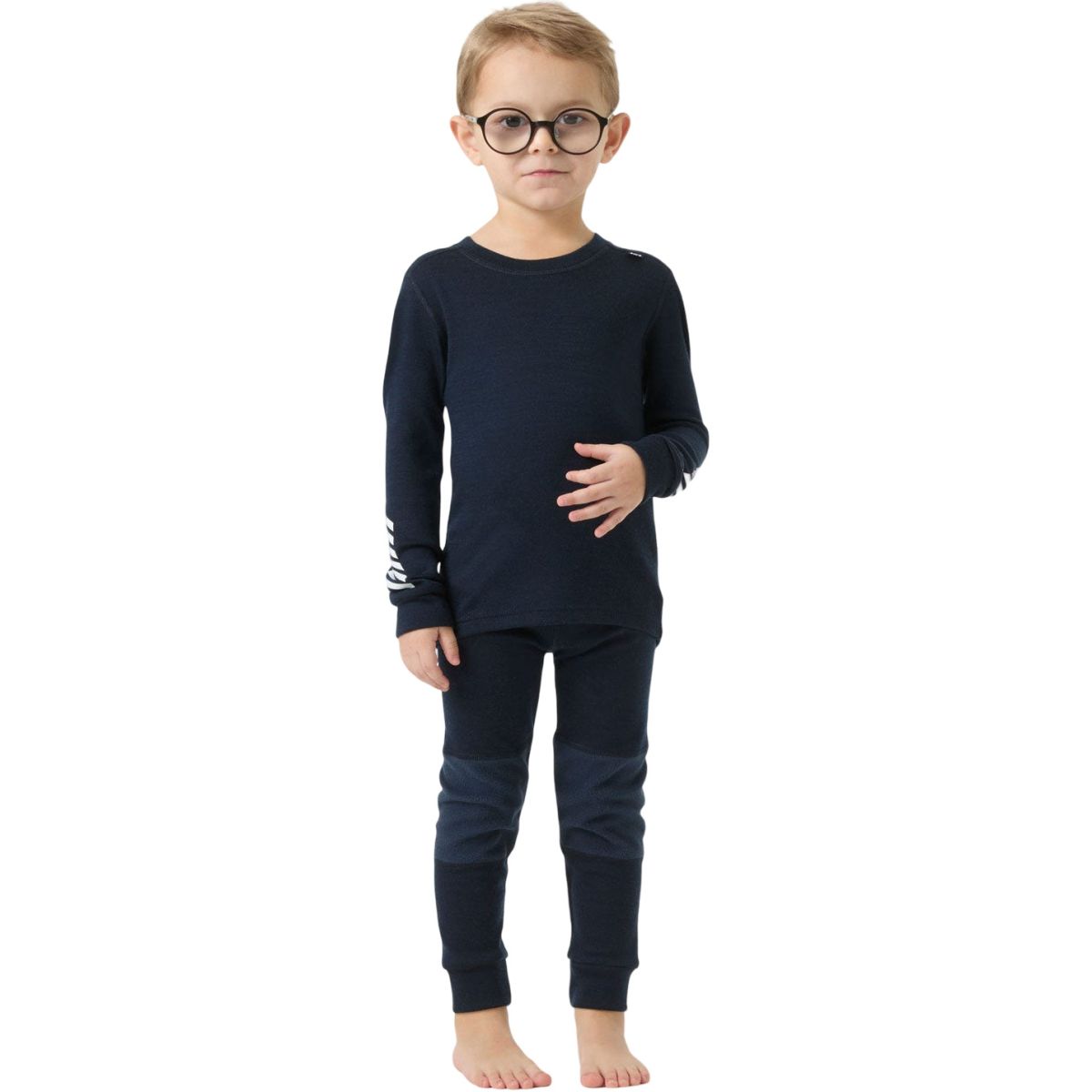 Helly Hansen K Lifa Merino, zestaw, junior, navy