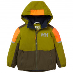 Helly Hansen K Rider 2.0 Ins, kurtka narciarska, dziecięca, zielona