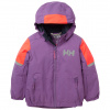 Helly Hansen K Rider 2.0 Ins, kurtka narciarska, juniorska, fioletowa