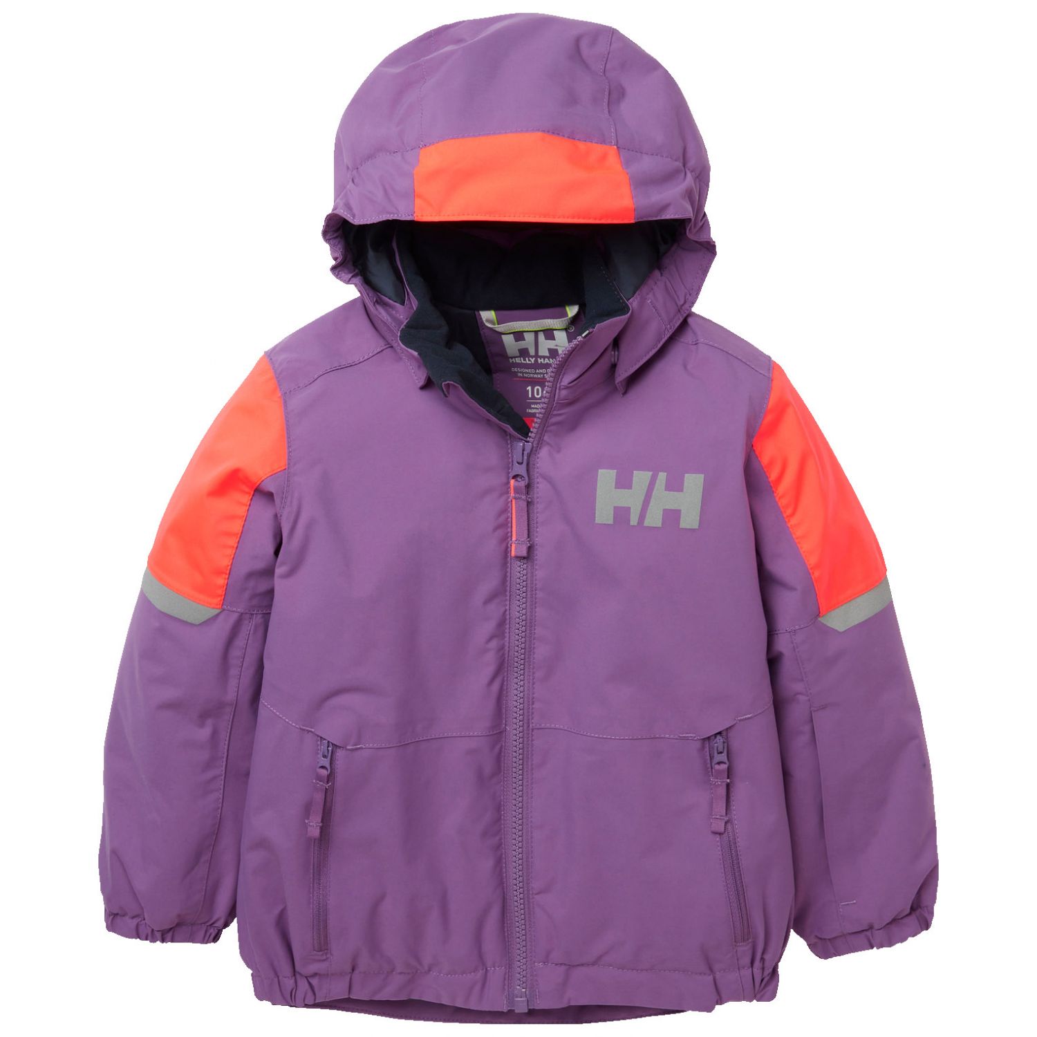 Helly Hansen K Rider 2.0 Ins, kurtka narciarska, juniorska, fioletowa