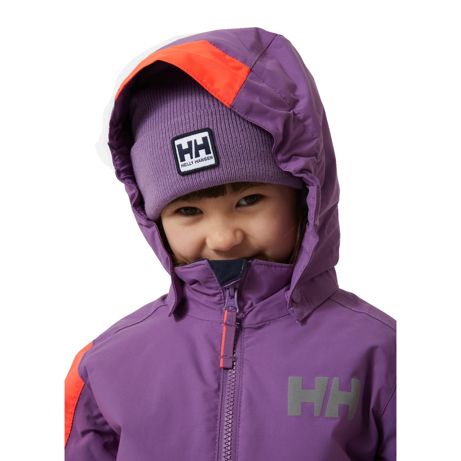 Helly Hansen K Rider 2.0 Ins, lyžiarska bunda, junior, fialová