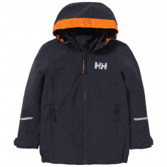 Helly Hansen K Shelter 2.0, kurtka przeciwdeszczowa, dziecięca, granatowa