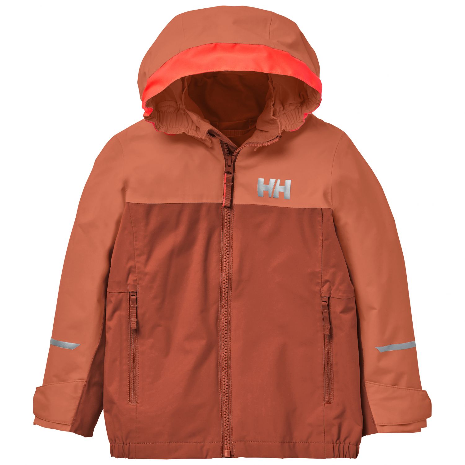 Helly Hansen K Shelter 2.0, kurtka przeciwdeszczowa, dziecięca, pomarańczowa