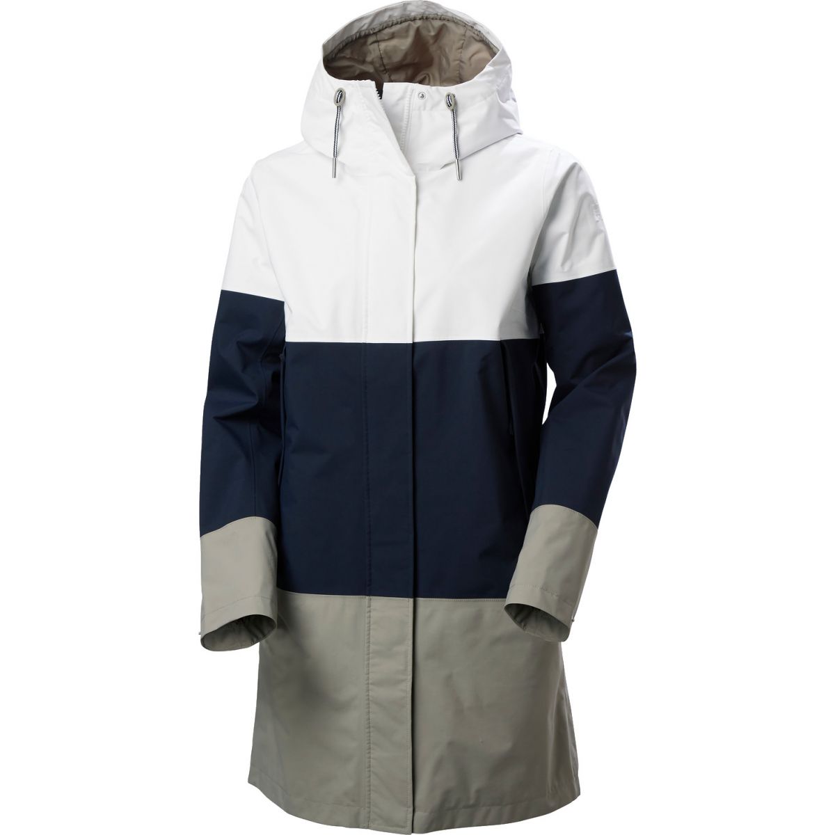 Helly Hansen Koster, pelerină de ploaie, femei, alb