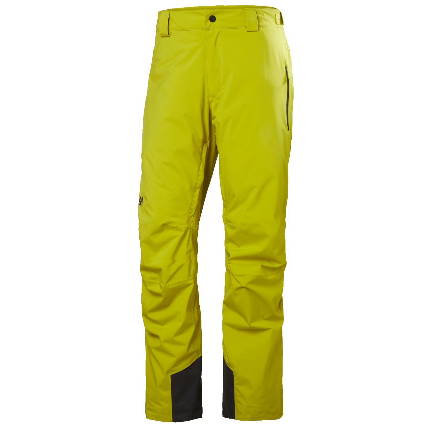 Helly Hansen Legendary Insulated, spodnie narciarskie, męskie, żółto-zielone