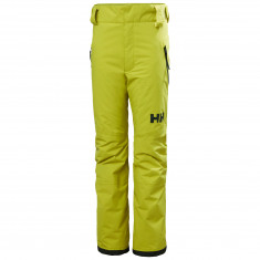 Helly Hansen Legendary, pantaloni da sci, junior, giallo-verde