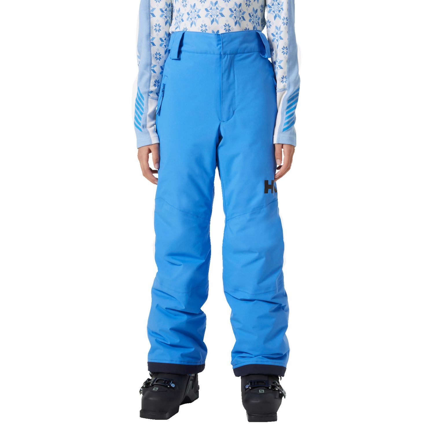 Helly Hansen Legendary, spodnie narciarskie, juniorskie, niebieskie