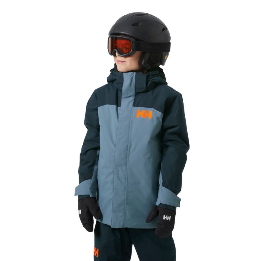 Helly Hansen Level, lyžiarska bunda, junior, modrá