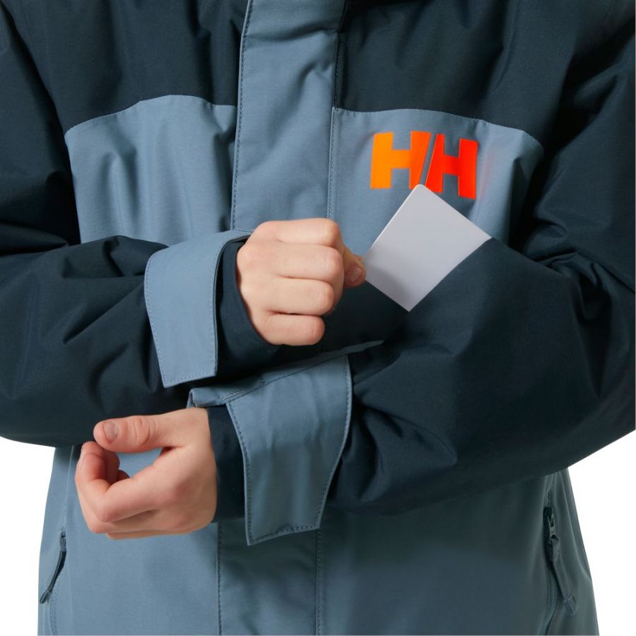 Helly Hansen Level, lyžiarska bunda, junior, modrá