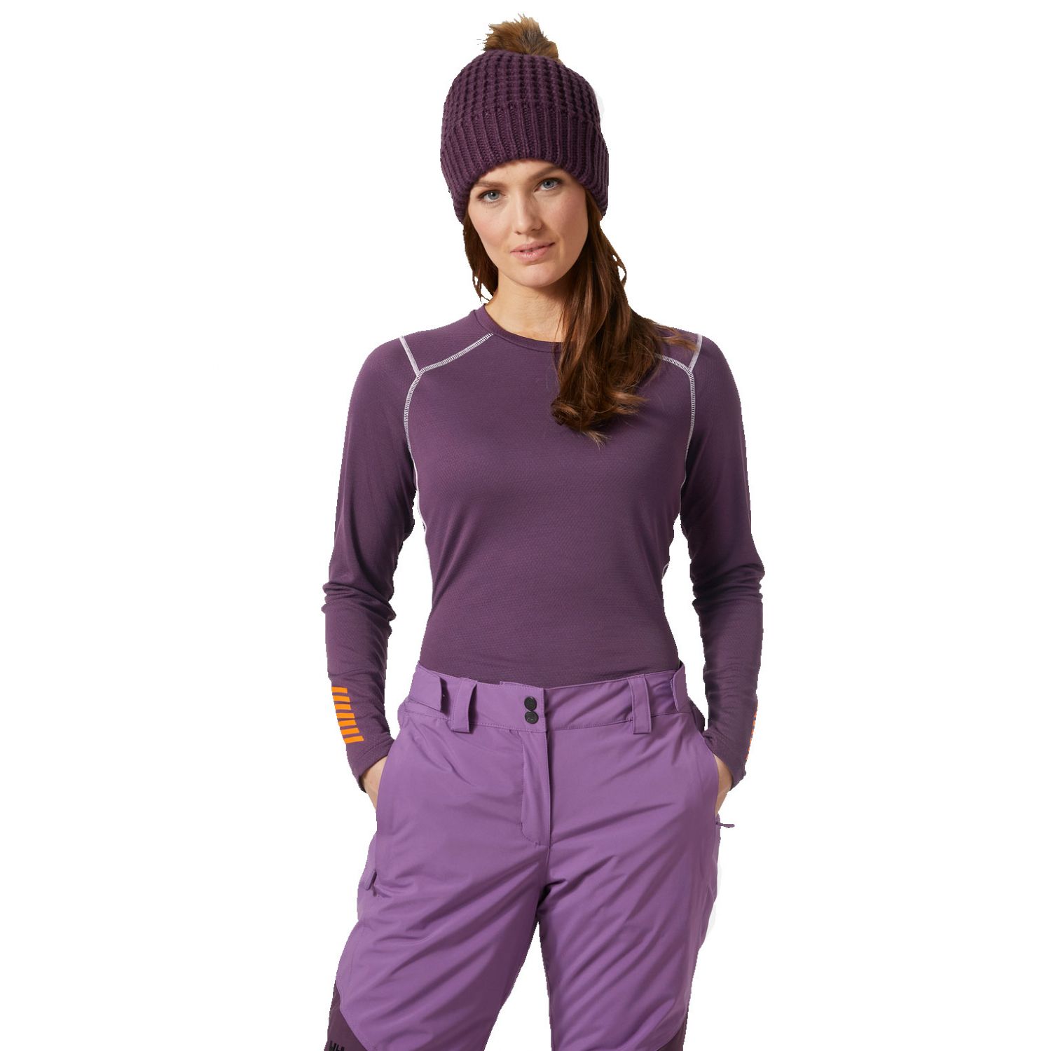 Helly Hansen Lifa Active Crew, donna, viola