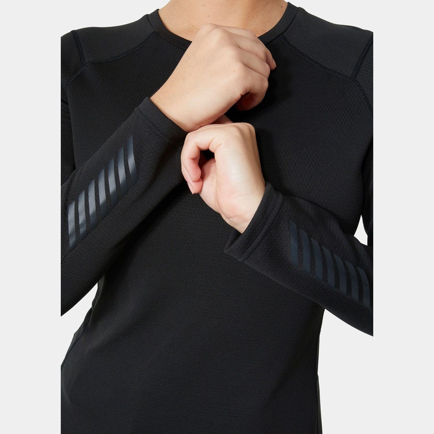 Helly Hansen Lifa Active Crew, nainen, musta
