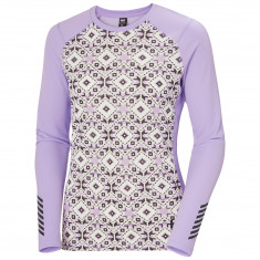 Helly Hansen Lifa Active Graphic Crew, mujer, morado