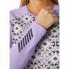 Helly Hansen Lifa Active Graphic Crew, mulher, roxo