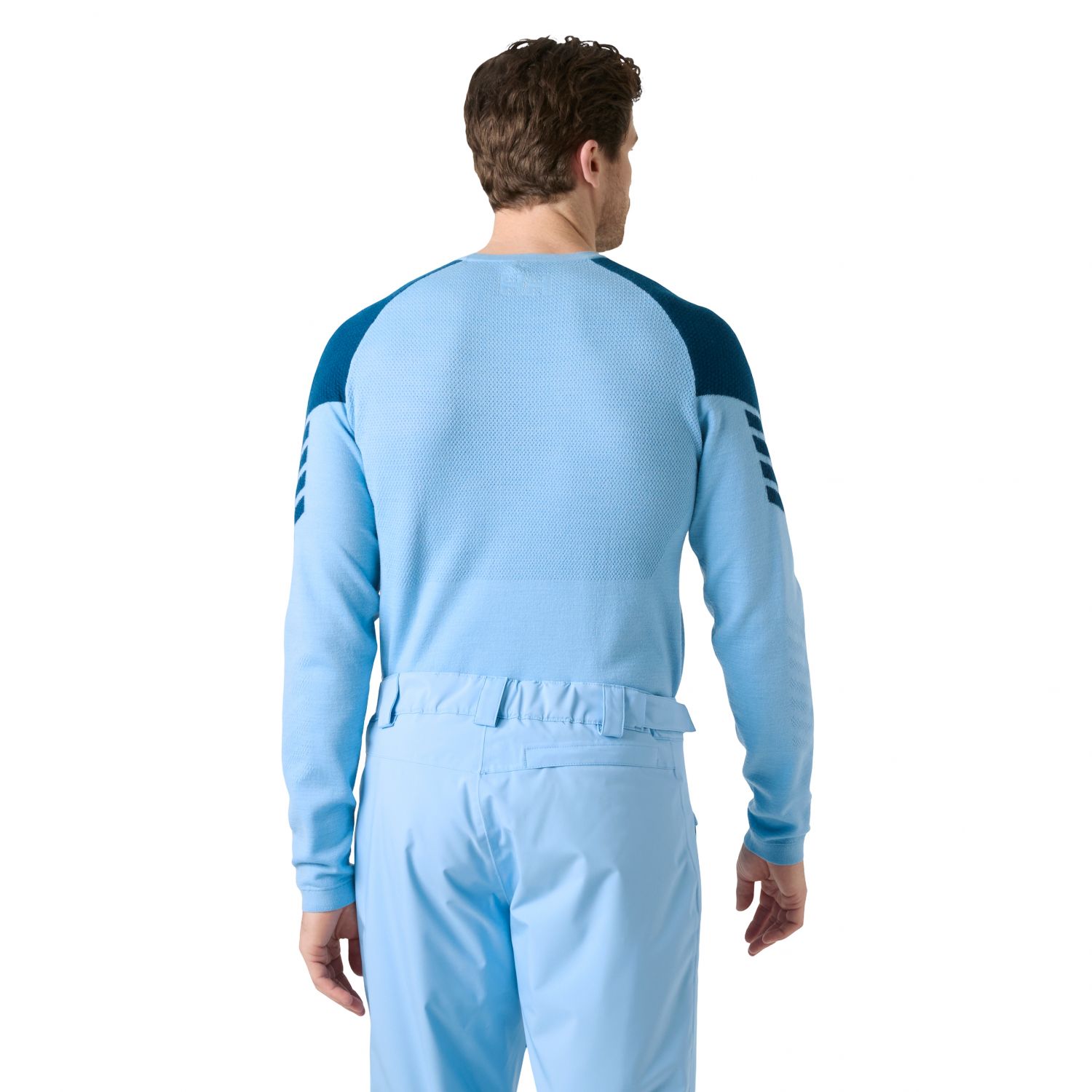 Helly Hansen Lifa Merino Knitevo Crew, Herre, Bright Blue