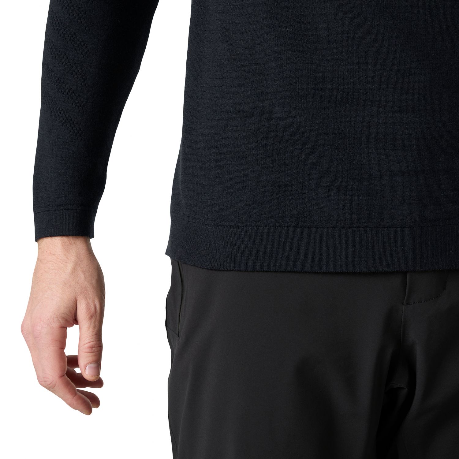 Helly Hansen Lifa Merino Knitevo Pullover, Herren, schwarz