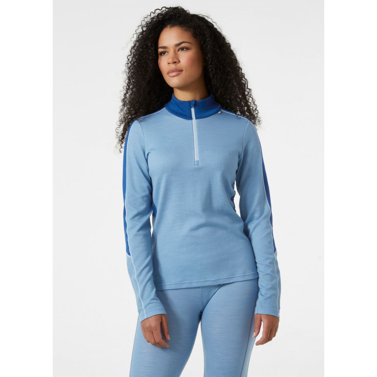 Helly Hansen Lifa Merino Lightweight 1/2 Zip, női, világoskék