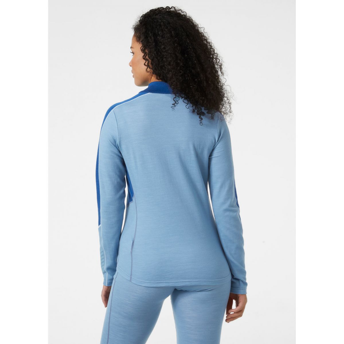 Helly Hansen Lifa Merino Lightweight 1/2 Zip, női, világoskék
