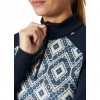 Helly Hansen Lifa Merino Merino Midweight Graphic 1/2 Zip, mulher, azul marinho