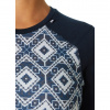 Helly Hansen Lifa Merino Merino Midweight Graphic Crew, női, navy