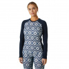Helly Hansen Lifa Merino Merino Midweight Graphic Crew, női, navy