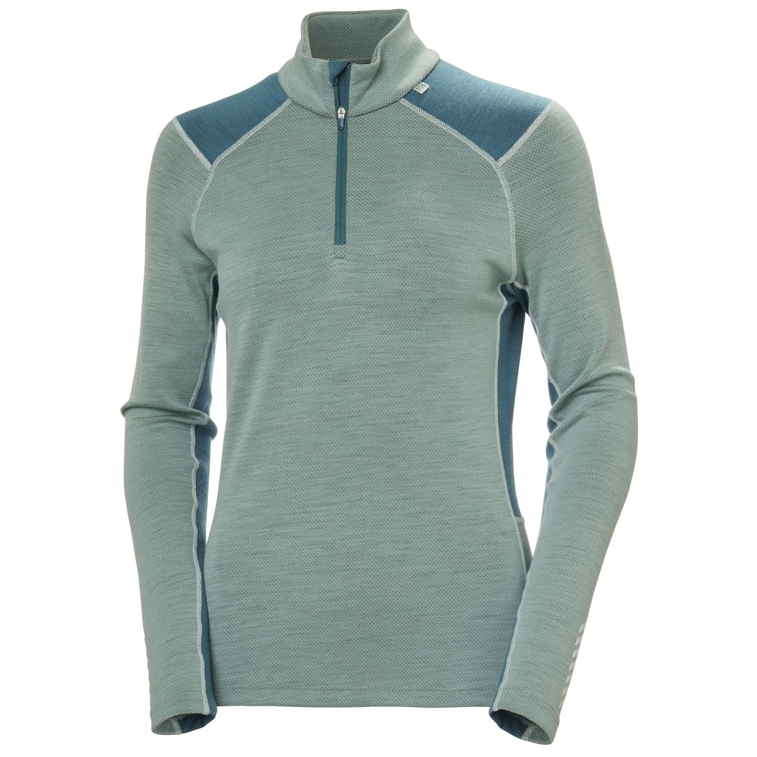 Helly Hansen Lifa Merino Midweight 1/2 Zip, Dame, Cactus