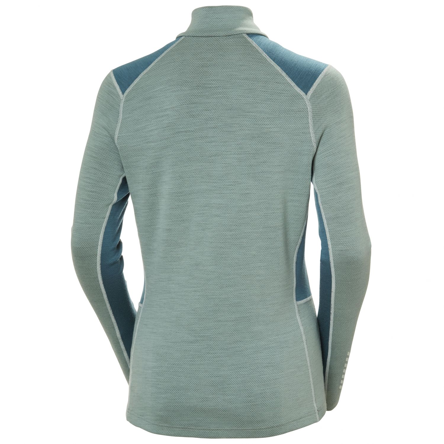 Helly Hansen Lifa Merino Midweight 1/2 Zip, Dame, Cactus