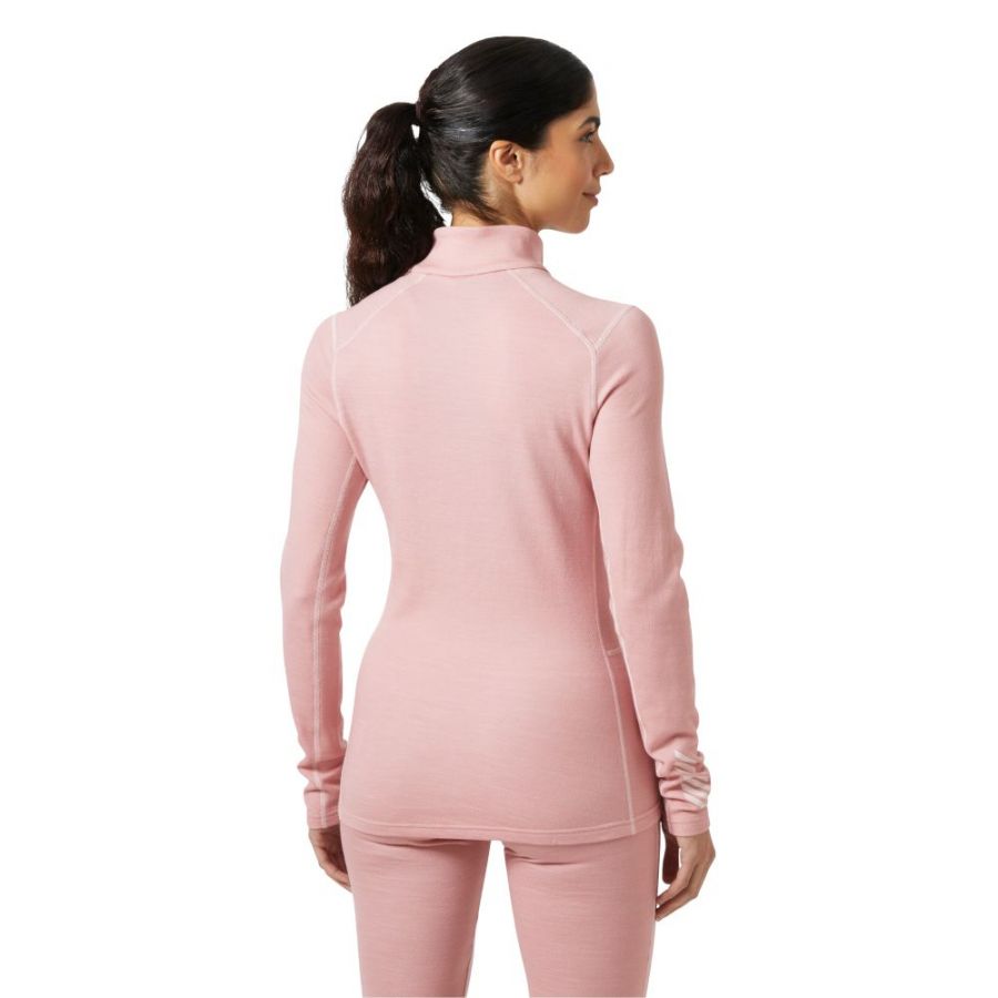 Helly Hansen Lifa Merino Midweight 1/2 Zip, dame, lyserød