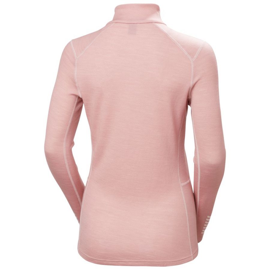 Helly Hansen Lifa Merino Midweight 1/2 Zip, dámske, ružová